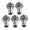 Lazmin PC-Wasserkühlung, 6 PCS Two-Touch Fitting G1 / 4-Gewinde-Widerhaken-Fitting-Verbindungsrohr für Computer-Wasserkühlungssystem (9mm)