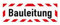 Warnaufkleber Bauleitung Warnhinweis Baustelle Schild Folie 35x10 / 42x10 / 45x15 / 65x20cm Made in Germany, Größe: 35x10 cm