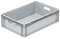 DIE BOX FABRIK Eurobehälter 600x400x170mm | geschlossene Box | Aufbewahrungsbox | Kunststoff Kisten | Lagerbehälter mit Griffen | robuste Stapelbox | Eurokiste | Mehrwegbehälter