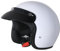 Zorax ZOR-604 WeißXL (61-62cm) Offenes Gesicht Motorradhelm Jethelm Damen und Herren Rollerhelm ECE 2206 Genehmigt