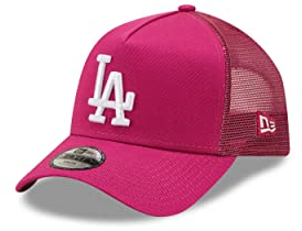New Era Los Angeles Dodgers Sportkappe für Kinder Mädchen Jungen Pink Tonal Mesh mit LA-Logo Truckercap - Youth