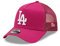 New Era Los Angeles Dodgers Sportkappe für Kinder Mädchen Jungen Pink Tonal Mesh mit LA-Logo Truckercap - Youth