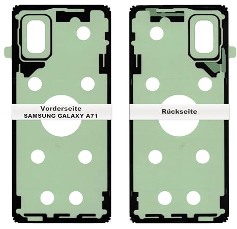 IS-TECK Couvercle de batterie adhésif compatible avec Samsung Galaxy A71 A715