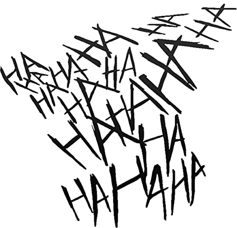 Hahahahaha Auto Aufkleber Kühlschrank Aufkleber Bike Motorrad Helm Fun Tuning Decal Aus Hochleistungsfolie Aufkleber Autoaufkleber Tuningaufkleber Hochleistungsfolie Für Alle Glatten Flächen
