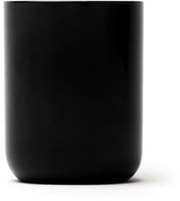 Excelsa Nordic Set 6 Bicchieri Neri, Vetro Spruzzato, Capacità 350 Ml.