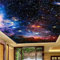 YUSENHUA Fototapete 3d decke tapete universum galaxy galaxie wohnzimmer schlafzimmer decke hintergrund wand dekorative kunst aufkleber