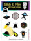 Colour Change Target Stickers with Applicator Tool for Potty & Toilet Training. Aiming Stickers. Change Colour on Target Hit