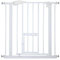 Baby Safety Gate Pet Dog Barrier Stair with Cat Flap Slate Guard Door,Easy Installation 75x82cm,Zanbeel