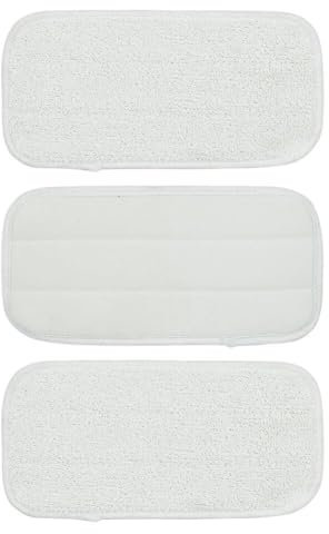 Wivplex 3 pièces chiffon de vadrouille doux lavable efficace tampons rectangulaires en tissu, for Swiffer, for tampon de remplacement WetJet, accessoires de tête de vadrouille Tampons de recharge pour