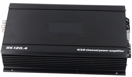 Yctze 4 Channel Car Amplifier 2000W Aluminum Alloy High Power DC 12V Subwoofer Amplifier for Car Truck Boat UTV Motorcycle