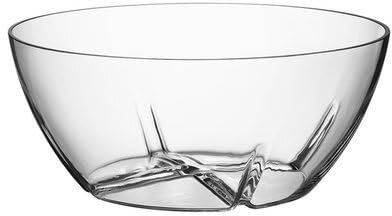 LUNIZ Fruit Bowl Glass Bowl Fruit Salad Bowl Large Simple Tableware Bowl Serving Bowl