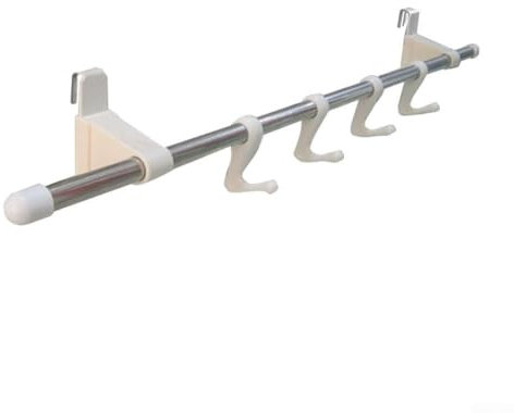 HpLive 40 cm Radiator Clothes Airer for Steel Plate Radiators, Aluminium Alloy Radiator Towel Rail with Hook (Single Pole)