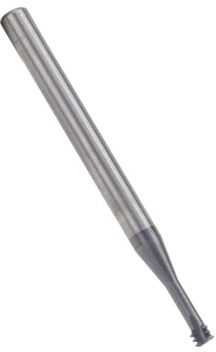 Janasiba Fresa de Roscar de 3 Dientes, Métrica, 60°, Acero de Tungsteno, CNC, X 0,7 X D4 X 50, Herramientas de Corte, Fresas de Roscar de Flauta Helicoidal