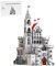 WANENGEDIY Mittelalterliche Königsburg Klemmbausteine Set, 3939 Teile, Schloss Modell mit Thronsaal, Geschenk für Sammler und Baustein-Fans, MOC-193221