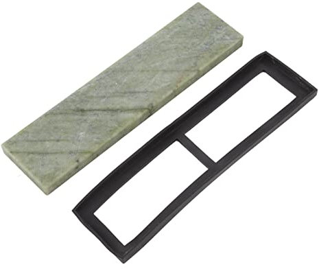 Cocina Kit de afilado de piedra de afilado Beryl Complete con base fácil de usar para el hogar Cachas de chefs profesionales Cinceles Herramientas 20x5x1 2cm 10000 Grada