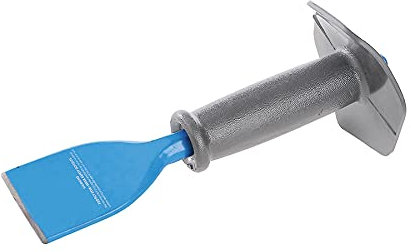 Dapetz ® Bolster Chisel with Guard 57mm X 220mm Shock-Absorbing Hand Guard Anti-Corrosion Provides Solid Forged Single-Piece Steel & Shock-Absorbing Hand Guard Strong Octagonal Shaft