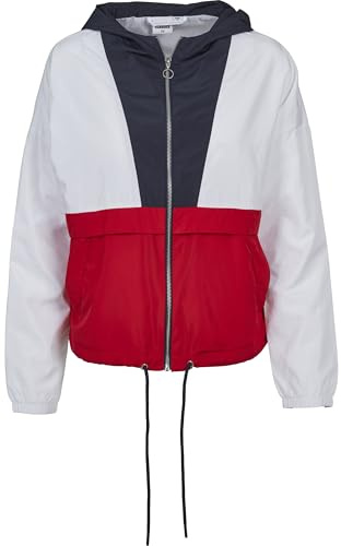 Urban Classics Herren Jacke Oldschool College Jacket, stylische Männer Collegejacke mit Kunstlederärmeln