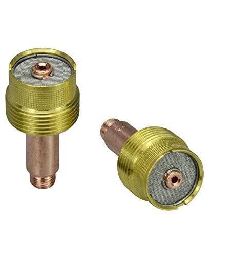 RIVERWELD WIG-Gasspiegel-Kollektorgehäuse 45V64 2,4 mm Jumbo, großer Durchmesser passend für SR WP 17 18 26 TIG-Schweißbrenner, Packung zu 2