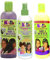 Africa's Best Kids Organics | 3er-Set | Pflegeshampoo „Ultimate Moisture“ mit Sheabutter | 2-in-1 pflegendes Entwirrungsspray | entwirrende und feuchtigkeitsspendende Haarlotion