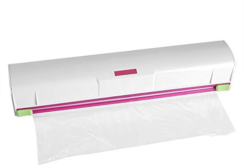 Distributeur Film Alimentaire, Emballage Alimentaire Distributeur de Papier Plastique Feuille de Coupe et Film de Stockage de Coupe-Film Alimentaire pour Cuisine à Domicile