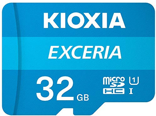 KIOXIA 128GB EXCERIA MicroSD Memory Card U1 Class 10 100MB/s Max Read Speed, Full HD Video Recording, Blue
