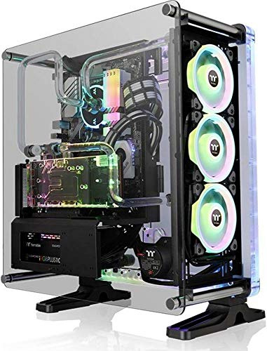 Thermaltake DistroCase 350P Tower PC-box black Pagesfenster, for AIO Wasserkühlung geei