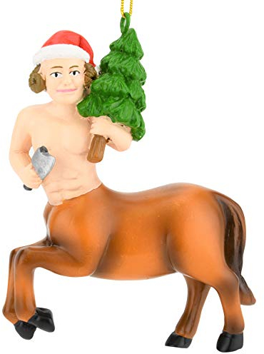 Tree Buddees Centaur mit Weihnachtsbaum und Axt