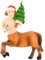 Tree Buddees Centaur mit Weihnachtsbaum und Axt