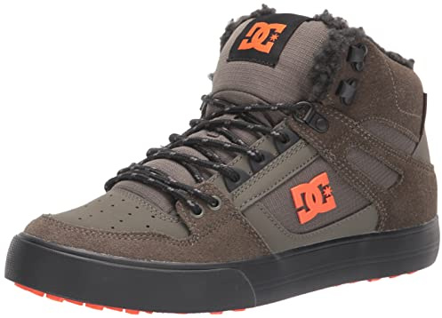 DC Shoes Herren Reines High-Top WC Wnt Skate-Schuh, Dusty Olive Orange, 41 EU