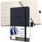 SIGEL C2225 Terminplaner Wochennotiz-Kalender 2022 - ca. A6 - schwarz - Softcover - 176 Seiten - Gummiband, Stiftschlaufe, Archivtasche - PEFC-zertifiziert - Conceptum