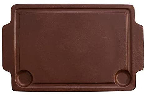 ANAFLOR Barro Piedra Asar Vitro 36,5X24Cm. Apto Vitrocerámica Apto Microondas Apto Horno Apto Gas Apto lavavajillas | Calidad Profesional | Apto Lavavajillas