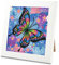 Wishstar Diamond Painting Schmetterling Kinder,Diamond Painting Mit Holzrahmen,5D DIY Set Schmetterlings, Diamant Painting Bilder, Mädchen Arts Craft für Geschenk Home Room Wanddekoration 18x18 cm
