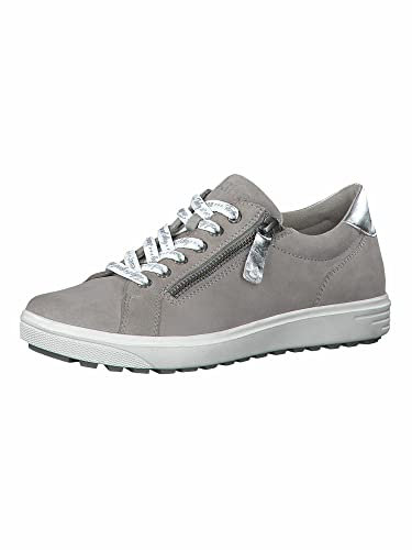 Jana Damen-Sneaker 8-8-23611-28 Grau Weit Relax Fit 36 Recycled P.E.T.