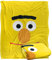 Selky Touch Optimalweiche Kuscheldecke mit Bert Face von Sesame Street, 152 x 127 cm