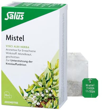 Salus - Mistel Tee - 1x 15 Filterbeutel (30 g) - Arzneitee - Visci albi herba - zur Unterstützung der Kreislauffunktion - bio