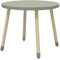 Flexa Dots Kindertisch mit Punkten für Kinderzimmer | FSC-Zertifiziert aus MDF und Eschenholz | Kann auch als Kaffeetisch benutzt Werden | B: 60 cm und H: 47 cm (Farbe: Naturgrün)