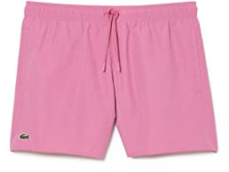 Lacoste Maillot de Bain Homme , Reseda Pink/Green, XXL
