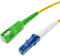 CableMarkt - Cable Fibra Óptica LC/PC - SC/APC Monomodo Simplex OS2 9/125 µm 1 m