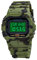 Nicoone Reloj Digital para Hombre, con Retroiluminación, Impermeable, Resistente a Los Golpes, con Alarma, Cronómetro, Cuenta Regresiva (Camuflaje Verde Militar)