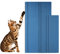 6pcs Cat Nail File Scratching Strips, 3 Sizes Blue 120 Grit Claw Sandpaper Nail File for Cats Scratch Pad Reliable Rounded Corners Cat Scratcher for Furniture Flat Surface Cat Litter Box