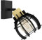 EGLO Wandlampe Stillington 1, Wandleuchte für innen mit schwenkbarem Spot, FSC100HB, Wandspot aus Holz in Natur und Metall in Schwarz, Wand Lampe für Wohnzimmer und Flur, E27 Fassung