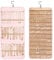 Présentoir à Bijoux Suspendu, 84*36.5cm Organiseur de Bijoux à Suspendre a un Design Double Face, Rangement pour Bijoux à Suspendre a 48 Poches/Crochet, Porte Bijoux Suspendu Mural pour Bague/Bracelet