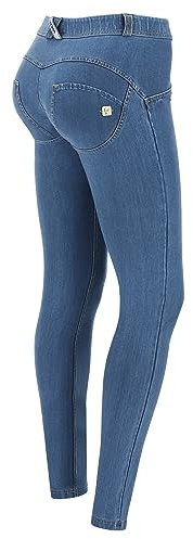 WR.UP FREDDY Pantaloni Push Up Donna Fibra Ecologica