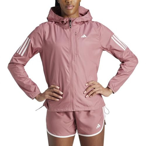 adidas Damen Own The Run Jacket, preloved crimson, XS