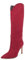 QUEEN HELENA Stivali con Tacco a Spilolo Scamosciati Donna K3282 (Rosso, 38)