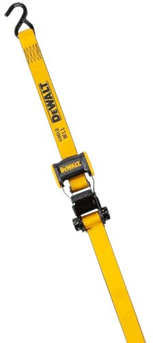 DEWALT DXBC18001 Spanngurt mit Ratsche, leicht, 816,5 kg, Schwarz/Gelb