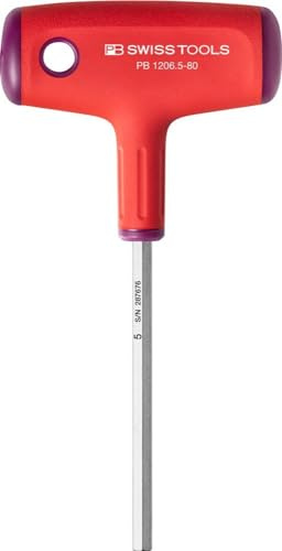 PB Swiss Tools Schraubendreher für Innen-Sechskant, mit Quergriff, Sechskant: 2,5mm