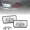 BHZNGD 2x Kfz-Kennzeichenbeleuchtung, kein Fehler, 6000 K, kompatibel mit Benz C W203 CLK W209 A209 C209 SL R230. Ersetzen Sie OEM# A2308200166 A2308200256