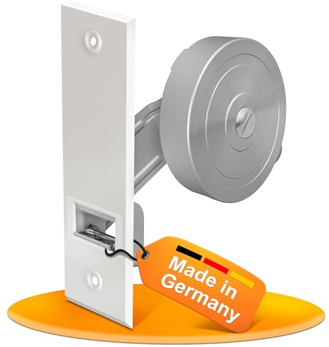 MEISTERBAU - Rolladen Gurtwickler Unterputz [Made in Germany]- Rollladen Aufwickler mit Abdeckung - Rollo Gurtwickler für Rolladengurt 23mm[ohne Gurt]