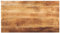 vidaXL Tischplatte, Holzplatte für Esstisch Couchtisch, Massivholzplatte Rustikales Design, Ersatztischplatte, 110x70x2,5cm Rechteckig Raues Massivholz Mango